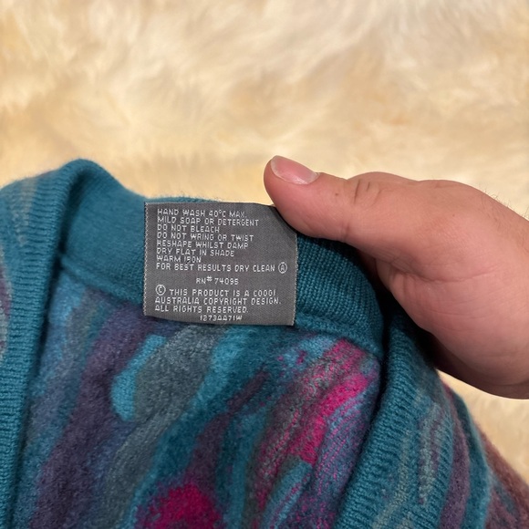 COOGI Multicolor Patterned Cardigan Sweater - Picture 6 of 13